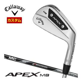 [タイムセール] 特注カスタムクラブ キャロウェイ APEX MB アイアン 6本セット[＃5-P] Fujikura MC70 / MC80 for Callaway シャフト