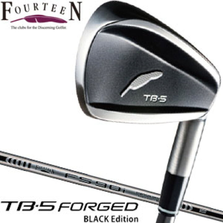 楽天市場】フォーティーン TB-5 Forged アイアン BLACK Edition FS-90i 