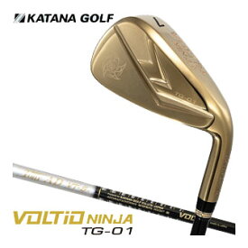 カタナゴルフ 2024年モデル VOLTIO NINJA TG-01 Hollow アイアン 8本セット[＃6-PW、48度、52度、58度] グラファイトデザイン製 オリジナル TOUR AD VT-5 シャフト