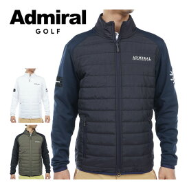 [セール] アドミラルゴルフ メンズ ウェア パデッド ハイブリッド フルジップ 中綿 ジャケット ADMA379 2023年秋冬モデル M-LL