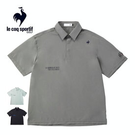 [タイムセール] ルコックスポルティフ ゴルフ メンズ ウェア オーバーサイズ 半袖 ポロシャツ QGMXJA11 2024年春夏モデル M-LL