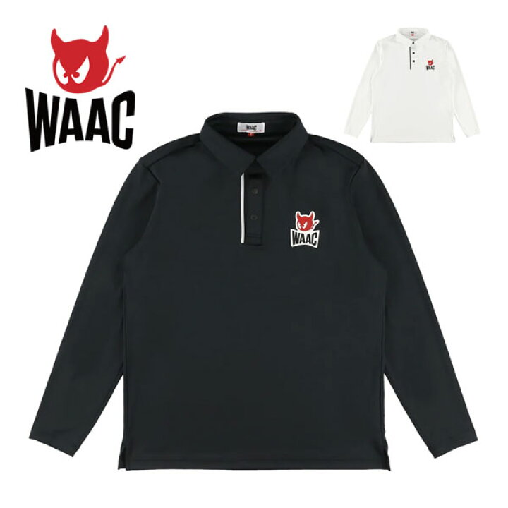 楽天市場】WAAC ゴルフウェア メンズ ベーシック ベア天竺 長袖 