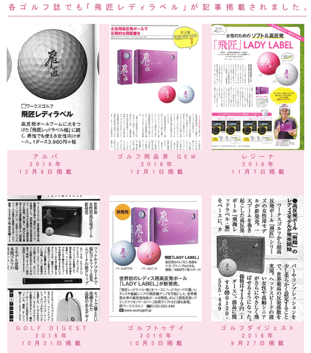 ☆様専用 高反発 飛匠 LADY LABEL ピンク 5ダース 送料無料