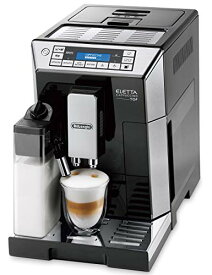 【ハイエンドモデル】デロンギ コンパクト全自動コーヒーメーカー エレッタ 自動カプチーノ機能 ラテメニュー7種搭載 ブラック ECAM45760B