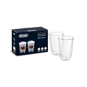 De'Longhi (�f�����M) �_�u���E�H�[���O���X DWG2S-220 �R�b�v �R�[�q�[ �J�v�`�[�m 220ml 2�� ��d�\�� �ۉ��ۗ␫ ���e�A�[�g