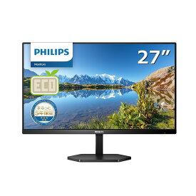 PHILIPS モニターディスプレイ 27E1N3300A/11 (27インチ/IPS/FHD/75Hz/1ms/5年保証/HDMI 1.4x1, USB Type-Cx1 /USB3.2ポートx4/チルト/フレームレス/ブルーライトカット/スピーカー/AMD FreeSync)