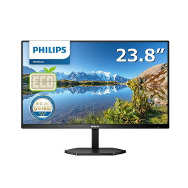 PHILIPS モニターディスプレイ 24E1N3300A/11 (23.8インチ/IPS/FHD/75Hz/1ms/5年保証/HDMI 1.4x1, USB Type-Cx1 /USB3.2ポートx4/チルト/フレームレス/ブルーライトカット/スピーカー/AMD FreeSync/省資源化パッケージ)