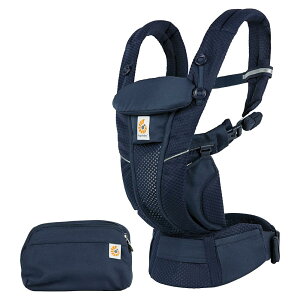 Ergobaby �G���S�x�r�[ �������Ђ� OMNI Breeze �~�b�h�i�C�g�u���[ 0��������36���� ���b�V���f�� �ʋC�� �O���������\ �V�����Ή� �������Ђ� �������R �o�Y���� CREGBCZ360PMIDBLU