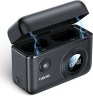llano NP-FZ100 バッテリー 充電器 PD (バッテリー2個まで同時充電可能/USB-C 充電ポート/PD18W 高速充電…