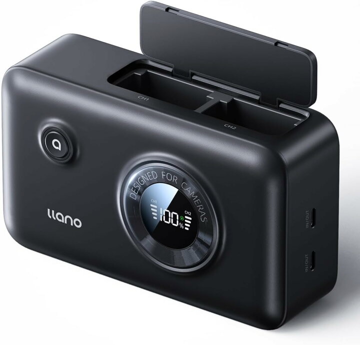 楽天市場】llano 2 in 1 カメラバッテリー 充電器 LP-E17 (12400mAh 