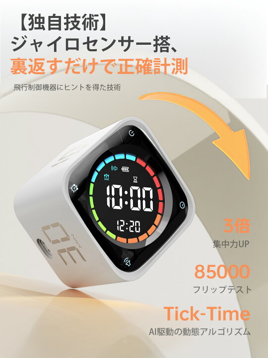 楽天市場】「新登場・TickTimer・1台多役！待望の時計機能+アラーム 