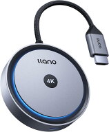 「2025年新登場 4K」 llanoワイヤレス HDMI 無線受信機 4K@30Hz 日本技適認証取得 5.8G超低遅延 最大30m…
