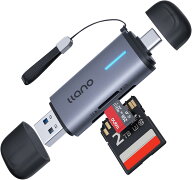 llano SDカードリーダー type C/USB 3.0 超高速転送 2-in-1 マイクロsdカードリーダー iPhone17 対応 2TB…
