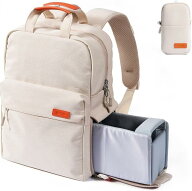 [エルラノ] カメラリュック トレカ収納 サイドアクセス カメラバッグパック 10L 上下2気室 可動式仕切り …