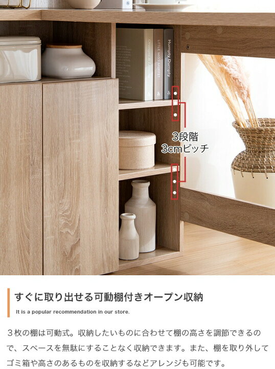 楽天市場】Fine フィーヌ L字収納・棚付きデスク 幅120cm : greengreen  
