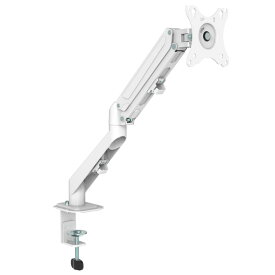 【コスパ最強】 グリーンハウス モニターアーム 最大27インチ 耐荷重6.5kg ガス圧 上下左右移動 画面回転 ブラック ホワイト 【メーカー保証3年】 PR02 RSL GH-AMDJ1