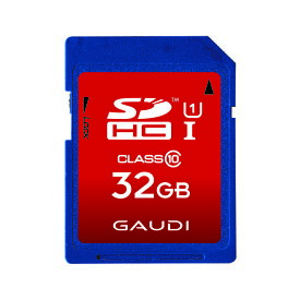 【5月23日20時～セール開始】 SDカード 32GB SDHC read:40MB s UHS-I Class10 GSDHCU1A32G gaudi sd 32g スマホ sdカード デジタル一眼レフカメラ 大容量 フラッシュ メモリー カード グリーンハウス
