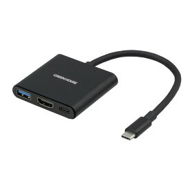 USB Type-C ハブ 映像出力 ドッキングステーション Nintendo Switch対応 GH-MHC3A PD HDMI Power Delivery 60W HUB Gen1 4K iPad Pro 小型 軽量 iPad Nintendo Switch PR01 グリーンハウス
