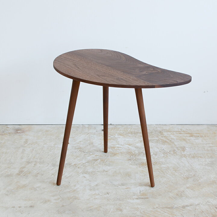 楽天市場】kilta kidney side table ウォルナット | サイドテーブル 