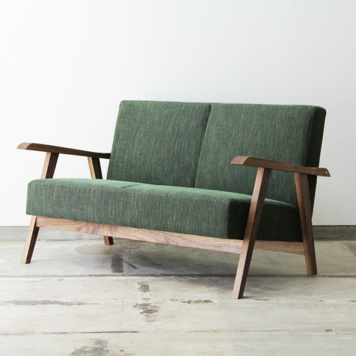 楽天市場】Basic Sofa 2シーター 二人掛け ウォルナット | ソファ 二人 