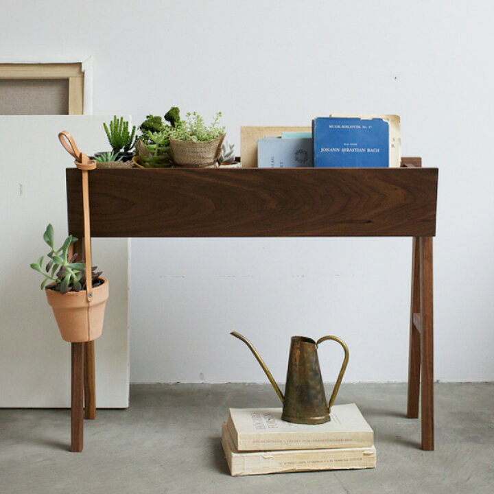 楽天市場】プランター Planter walnut | 無垢 北欧 無垢材 プランター 