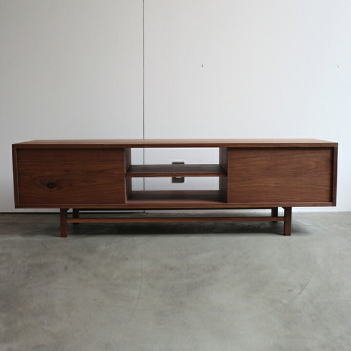 楽天市場】テレビボード TV board W1500 walnut TV台 TVボード AV 