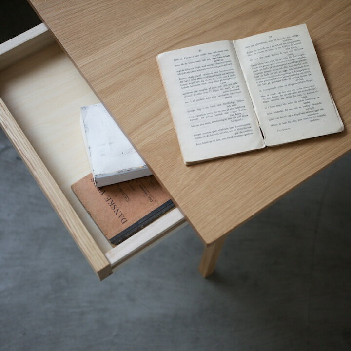 楽天市場】Drawer Table ドロワーテーブル オーク 幅 90cm 奥行き 45cm  