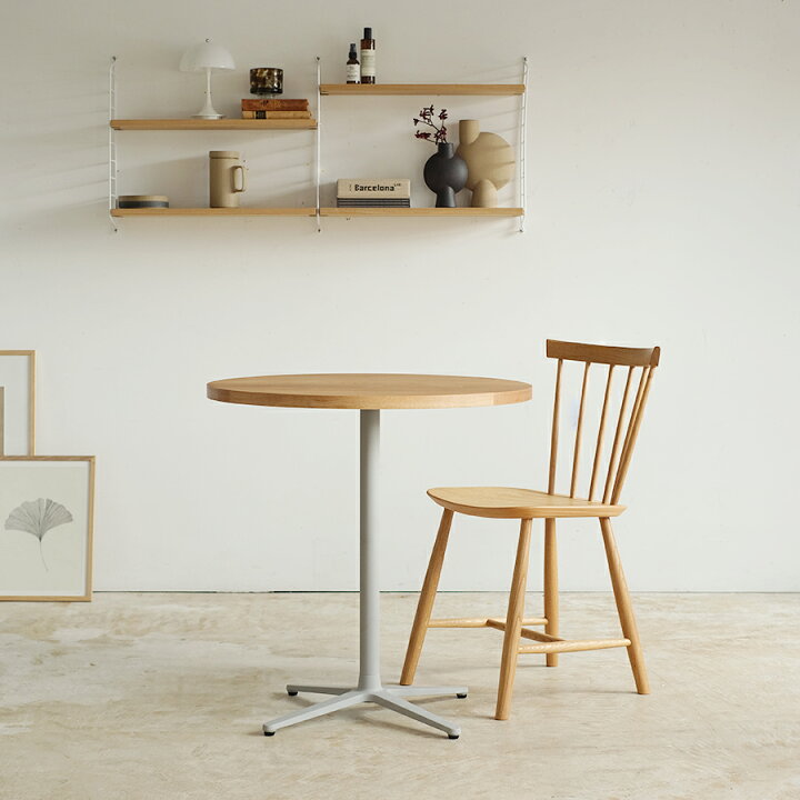 楽天市場】ラウンドカフェテーブル φ 70cm オーク | テーブル コーヒー  