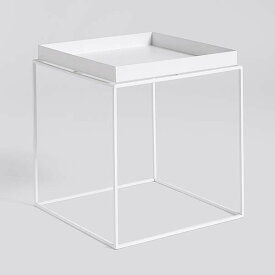 HAY (ヘイ)【正規販売店】 トレイテーブル Mサイズ ホワイト | TRAY TABLE テーブル サイドテーブル リビングテーブル コーヒーテーブル リビング 北欧家具 M 白 インテリア ナチュラル シンプル おしゃれ 北欧