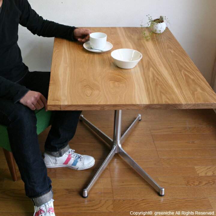 楽天市場】カフェテーブル 幅 90cm 奥行き 70cm 高さ 選べる オーク  