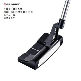 【5月限定エントリーでポイントさらに10倍！】ODYSSEY TRI-BEAM レディース DOUBLE WIDE CS 32インチ STROKELABシャフト 右用 2023年レディースモデル パター オデッセイ トライビーム ダブルワイド センターシャフト 純正 Putter キャロウェイ Callaway ゴルフクラブ