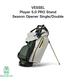 �y���ʌ���zVESSEL 2026 Season Opener Player 5.0 Pro Stand golf bag �x�[�� �V�[�Y���I�[�v�i�[ �v���C���[5.0 �v���X�^���h �S���t�o�b�O �L���f�B�o�b�O �X�^���h�o�b�O Masters �}�X�^�[�Y