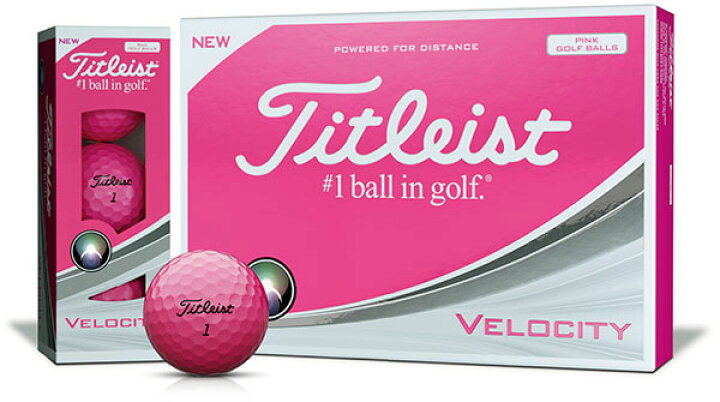 楽天市場】Titleist Velocity PINK タイトリスト ベロシティー ピンク 