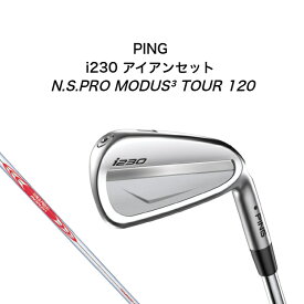 【P10倍】PING i230 アイアン6本セット (I#5-9,PW) N.S.PRO MODUS3 TOUR 120 ピン エヌエスプロモーダス ゴルフクラブ アイアンセット 2023年1月19日発売