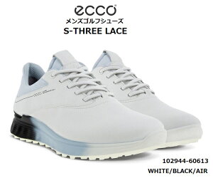ECCO MEN'S GOLF S-THREE LACE GOLF SHOE GR[ GXX[ YSt StV[Y 23SSŐVf 102944-60613