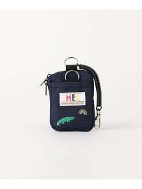 【別注】＜MEI＞ キーポーチ(ワニクジラ) UNITED ARROWS green label relaxing ユナイテッドアローズ グリーンレーベルリラクシング 財布・ポーチ・ケース 財布 ネイビー[Rakuten Fashion]