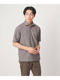 DUADRY clean バーズアイ カッタウェイ ビズポロ ポロシャツ -吸水速乾・抗菌- UNITED ARROWS green label relaxing ユナイテッドアローズ グリーンレーベルリラクシング トップス ポロシャツ ブラウン ネイビー ブラック グレー【送料無料】[Rakuten Fashion]