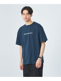 【別注】＜Marmot＞GLR ALLSTAR ロゴ Tシャツ -吸水速乾・ストレッチ・UVカット- UNITED ARROWS green label relaxing ユナイテッドアローズ グリーンレーベルリラクシング トップス カットソー・Tシャツ ホワイト ネイビー【先行予約】*【送料無料】[Rakuten Fashion]