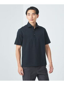 DUADRY CLEAN バーズアイ カッタウェイ ポロシャツ -吸水速乾・抗菌- UNITED ARROWS green label relaxing ユナイテッドアローズ グリーンレーベルリラクシング トップス ポロシャツ ブラウン ブルー グレー ネイビー ブラック【送料無料】[Rakuten Fashion]
