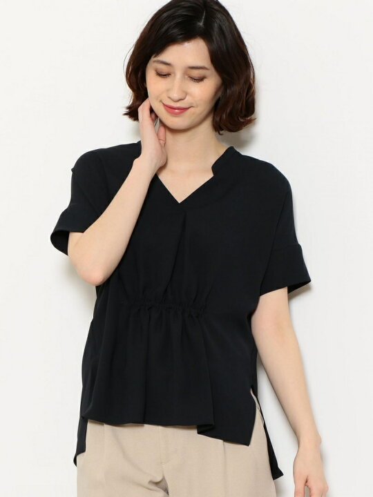 楽天市場】【SALE／50%OFF】CS Vネック フロントギャザー ショート 