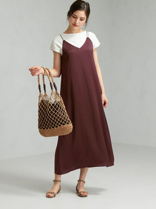 楽天市場 Sale 50 Off Fmサテンキャミワンピース United Arrows Green Label Relaxing ユナイテッドアローズ グリーンレーベルリラクシング ワンピース キャミワンピース ブラウン ブラック Rba E 送料無料 Rakuten Fashion Green Label Relaxing