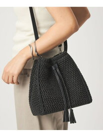 2WAY シートドロスト バッグ / ショルダーバッグ UNITED ARROWS green label relaxing ユナイテッドアローズ グリーンレーベルリラクシング バッグ かごバッグ ベージュ ブラック【送料無料】[Rakuten Fashion]