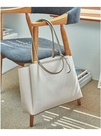 【WEB限定】NEW ダブルハンドルトートバッグ / A4 / 通勤 / PCバッグ付き UNITED ARROWS green label relaxing ユナイテッドアローズ グリーンレーベルリラクシング バッグ ショルダーバッグ グレー ベージュ ブラック ホワイト グリーン【送料無料】[Rakuten Fashion]