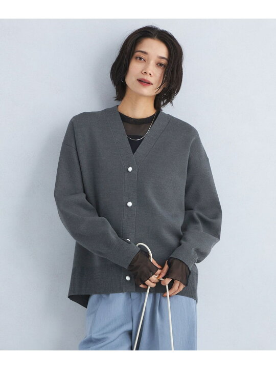 楽天市場】【SALE／40%OFF】W/AC パフニット Vネック カーディガン  