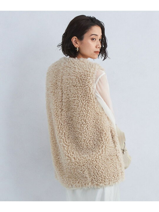 楽天市場】【SALE／50%OFF】フェイクファー ベスト UNITED ARROWS 