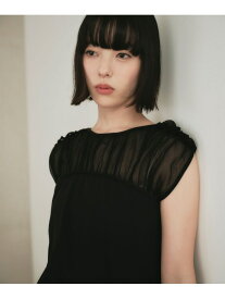 ＜EMMEL REFINES＞EM ヨウリュウ カタフリル ドッキング Tシャツ EMMEL REFINES ユナイテッドアローズ グリーンレーベルリラクシング トップス カットソー・Tシャツ ホワイト ブラック【送料無料】[Rakuten Fashion]