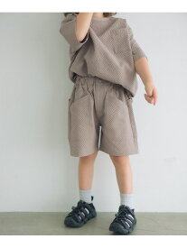 【別注】＜WILD THINGS＞ ポケット ショートパンツ / キッズ 110cm-130cm UNITED ARROWS green label relaxing ユナイテッドアローズ グリーンレーベルリラクシング パンツ その他のパンツ ベージュ ブラック【送料無料】[Rakuten Fashion]