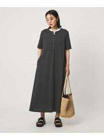 【WEB限定】＜at ease＞ヘンリーネック カットソー ワンピース UNITED ARROWS green label relaxing ユナイテッドアローズ グリーンレーベルリラクシング ワンピース・ドレス ワンピース グレー【送料無料】[Rakuten Fashion]