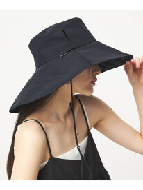 【別注】＜コカゲル＞2WAY ワイドブリム ハット UVカット UNITED ARROWS green label relaxing ユナイテッドアローズ グリーンレーベルリラクシング 帽子 ハット ブラック ベージュ ブラウン【先行予約】*【送料無料】[Rakuten Fashion]