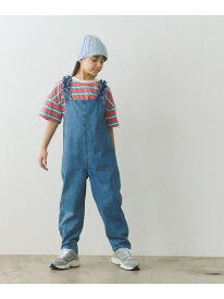 【SALE／40%OFF】【別注】＜Pluckys＞サロペット(デニム) / キッズ 140cm-160cm UNITED ARROWS green label relaxing ユナイテッドアローズ グリーンレーベルリラクシング オールインワン・オーバーオール オーバーオール・サロペット グリーン【RBA_E】[Rakuten Fashion]